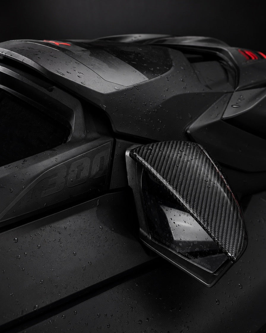 SeaDoo Carbon Mirror Caps Universal (See Fitment Below)